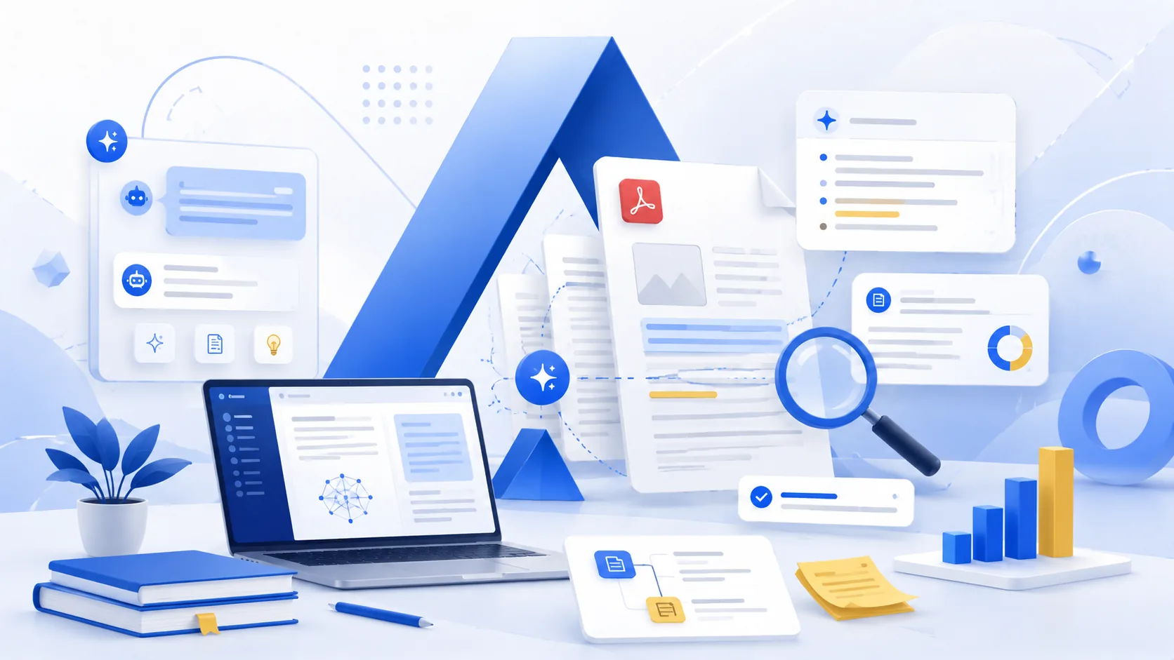 Herramientas de IA para analizar documentos, buscar información y organizar tareas